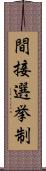 間接選挙制 Scroll