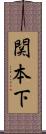 関本下 Scroll