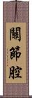 關節腔 Scroll