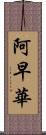 阿早華 Scroll