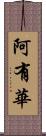 阿有華 Scroll