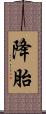 降胎 Scroll