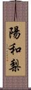 陽和梨 Scroll