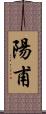 陽甫 Scroll