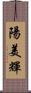 陽美輝 Scroll