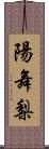 陽舞梨 Scroll