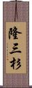 隆三杉 Scroll