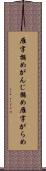 雁字搦め Scroll