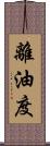 離油度 Scroll
