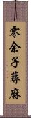 零余子蕁麻 Scroll