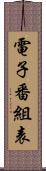 電子番組表 Scroll