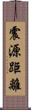 震源距離 Scroll