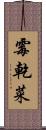 霉乾菜 Scroll
