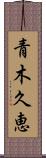 青木久恵 Scroll