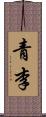 青李 Scroll