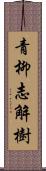 青柳志解樹 Scroll