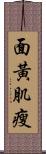 面黃肌瘦 Scroll