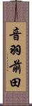 音羽前田 Scroll