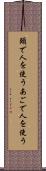 頤で人を使う Scroll