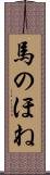 馬のほね Scroll