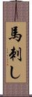 馬刺し Scroll