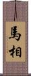 馬相 Scroll