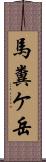 馬糞ケ岳 Scroll