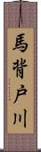 馬背戸川 Scroll