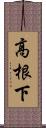 高根下 Scroll