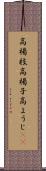 高楊枝 Scroll