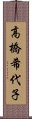 高橋希代子 Scroll