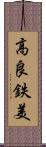 高良鉄美 Scroll