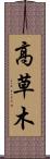 高草木 Scroll