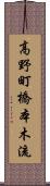 高野町橋本木流 Scroll