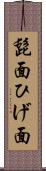 髭面 Scroll