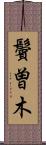 鬢曽木 Scroll