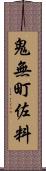 鬼無町佐料 Scroll