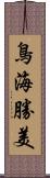 鳥海勝美 Scroll