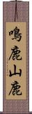 鳴鹿山鹿 Scroll