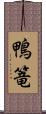 鴨篭 Scroll