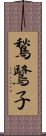 鶖鷺子 Scroll