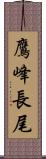 鷹峰長尾 Scroll