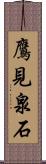 鷹見泉石 Scroll