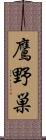 鷹野巣 Scroll