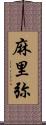 麻里弥 Scroll