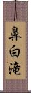 鼻白滝 Scroll