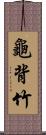 龜背竹 Scroll