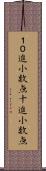 １０進小数点 Scroll