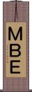 ＭＢＥ Scroll