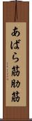 あばら筋 Scroll